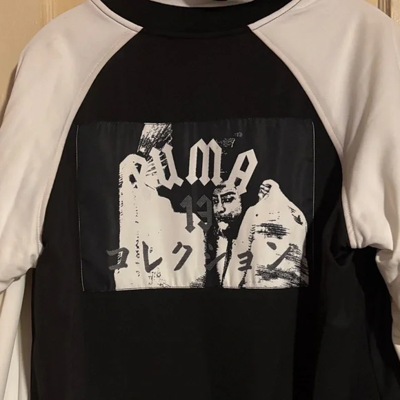 Rihanna  by Fenty Puma Black & White Bomber Jacket with flared sleeves UNIQUE - Picture 13 of 16
